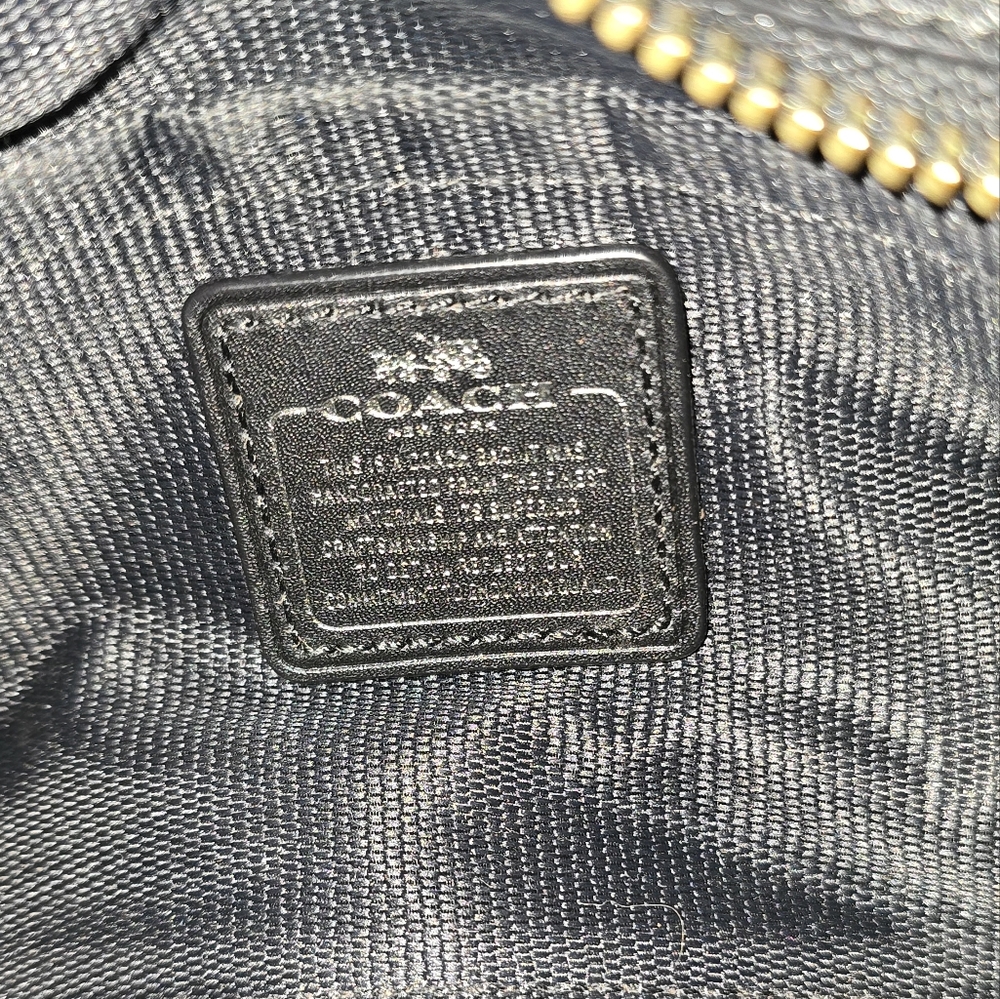 Black Coach Crossbody/Wristlet Bag - Picture 3 of 5
